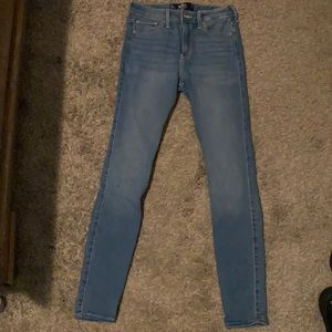High rise super skinny hollister jeans